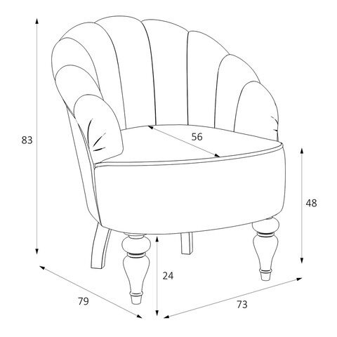 Кресло Шелли M15-B-0363